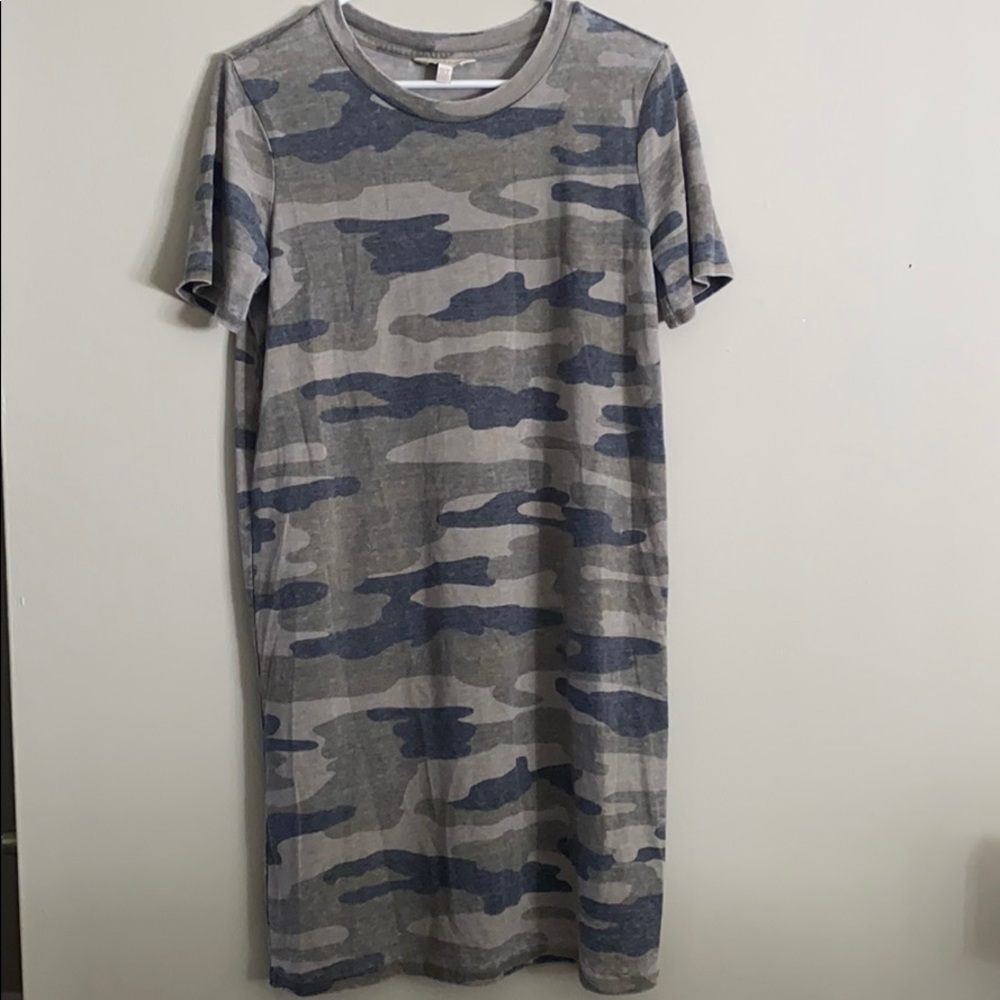 Lucky Brand Camo tee shirt dress